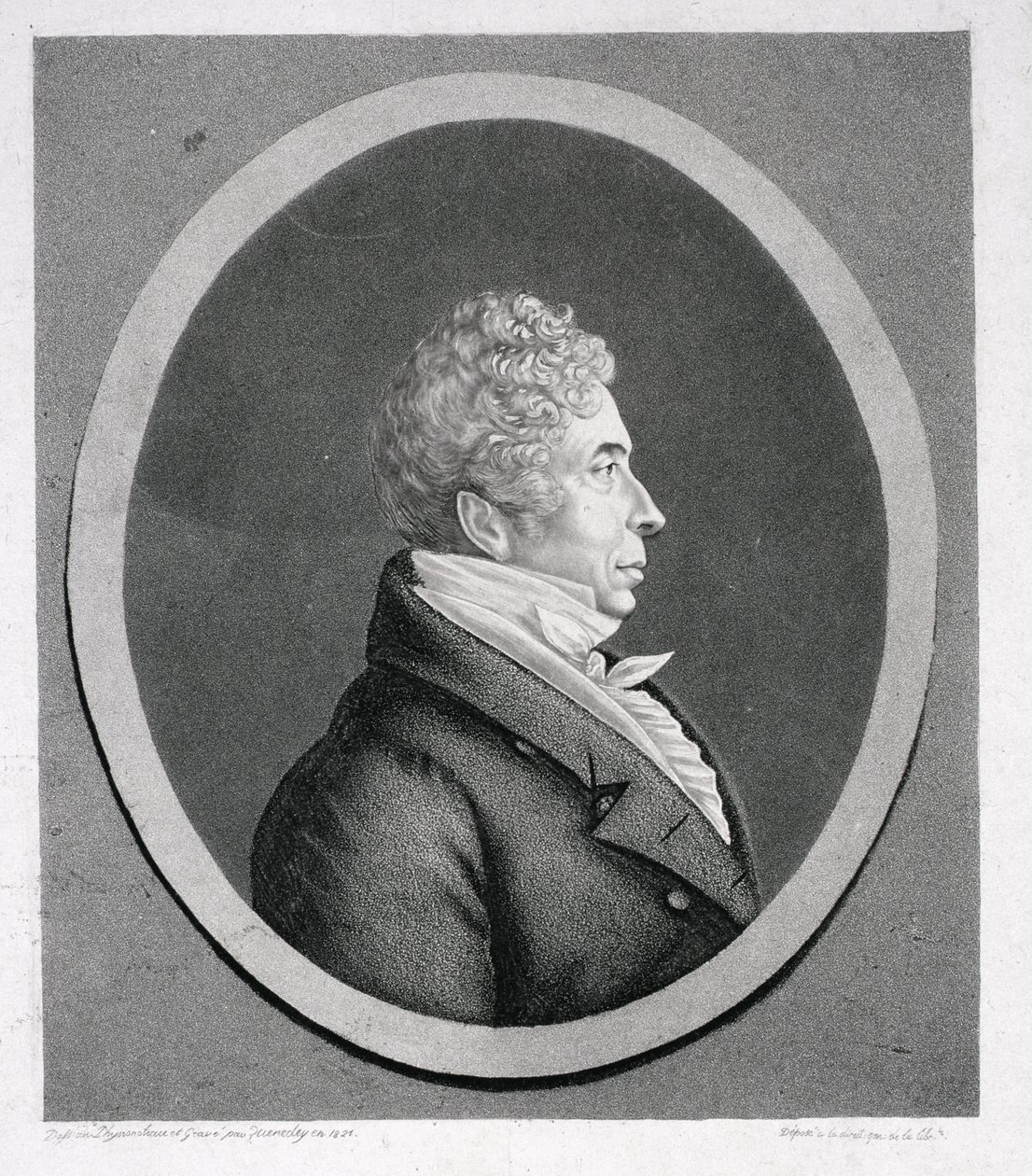 Pierre Gaveaux, 1821 von Edme Quenedey