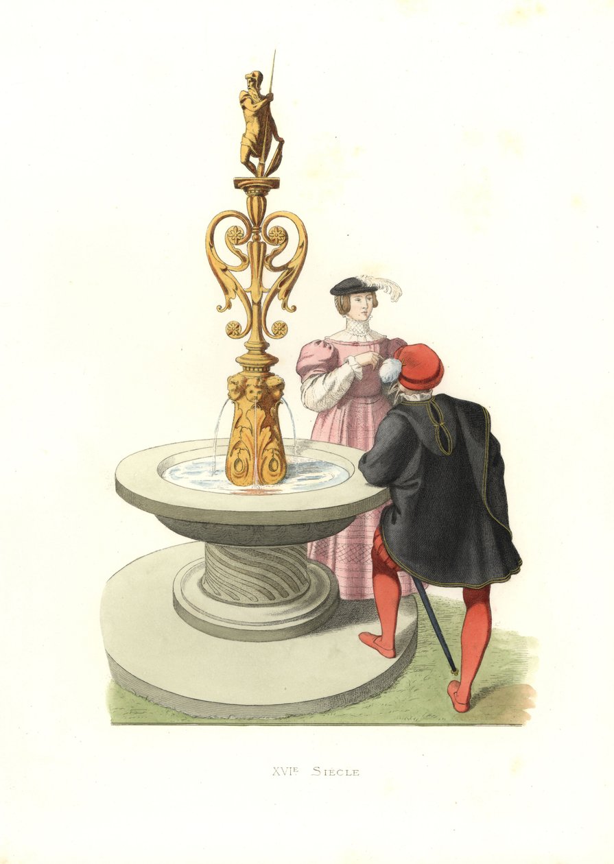 Herr und Frau, England von Edmond Lechevallier Chevignard