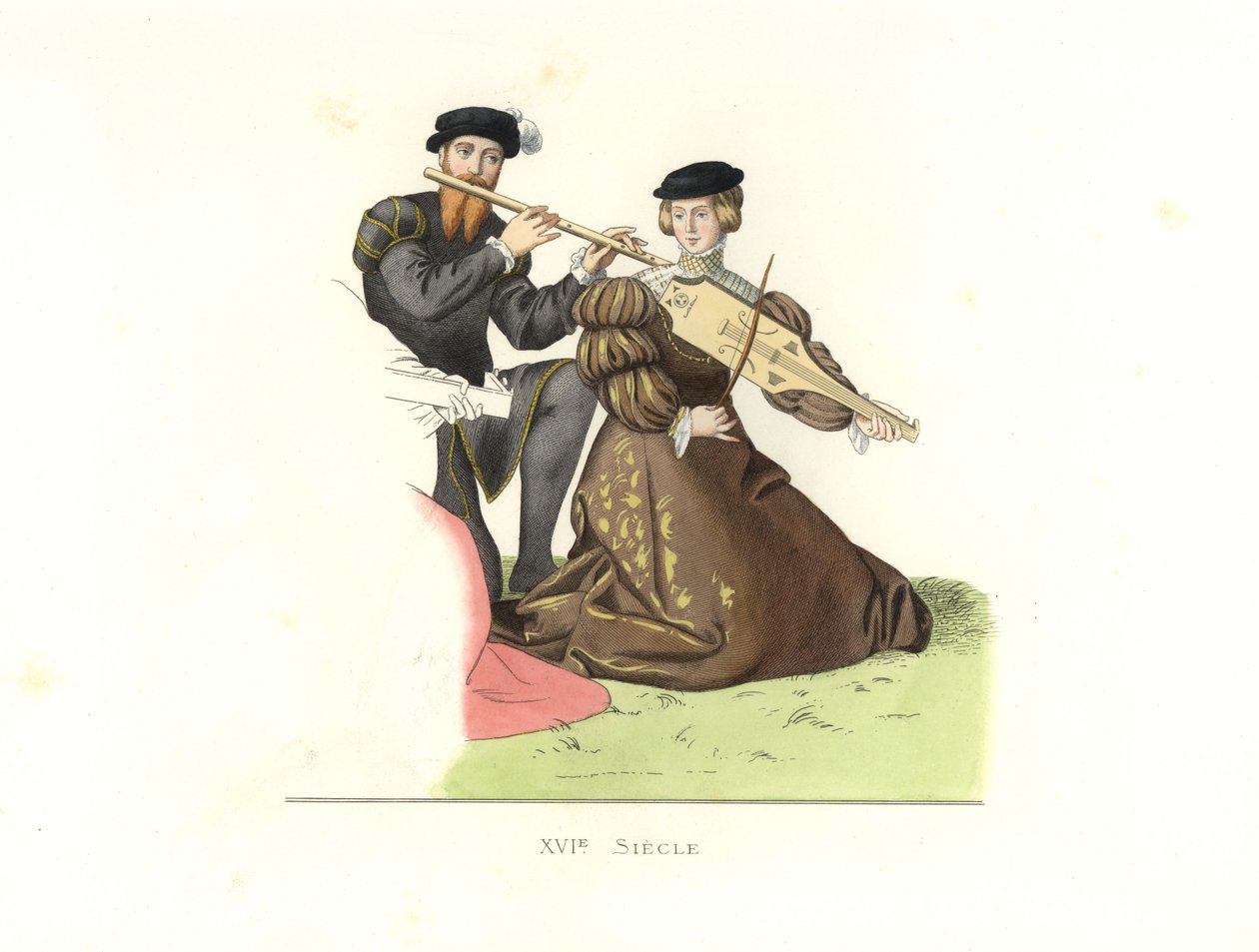 Herr und Frau, England von Edmond Lechevallier Chevignard