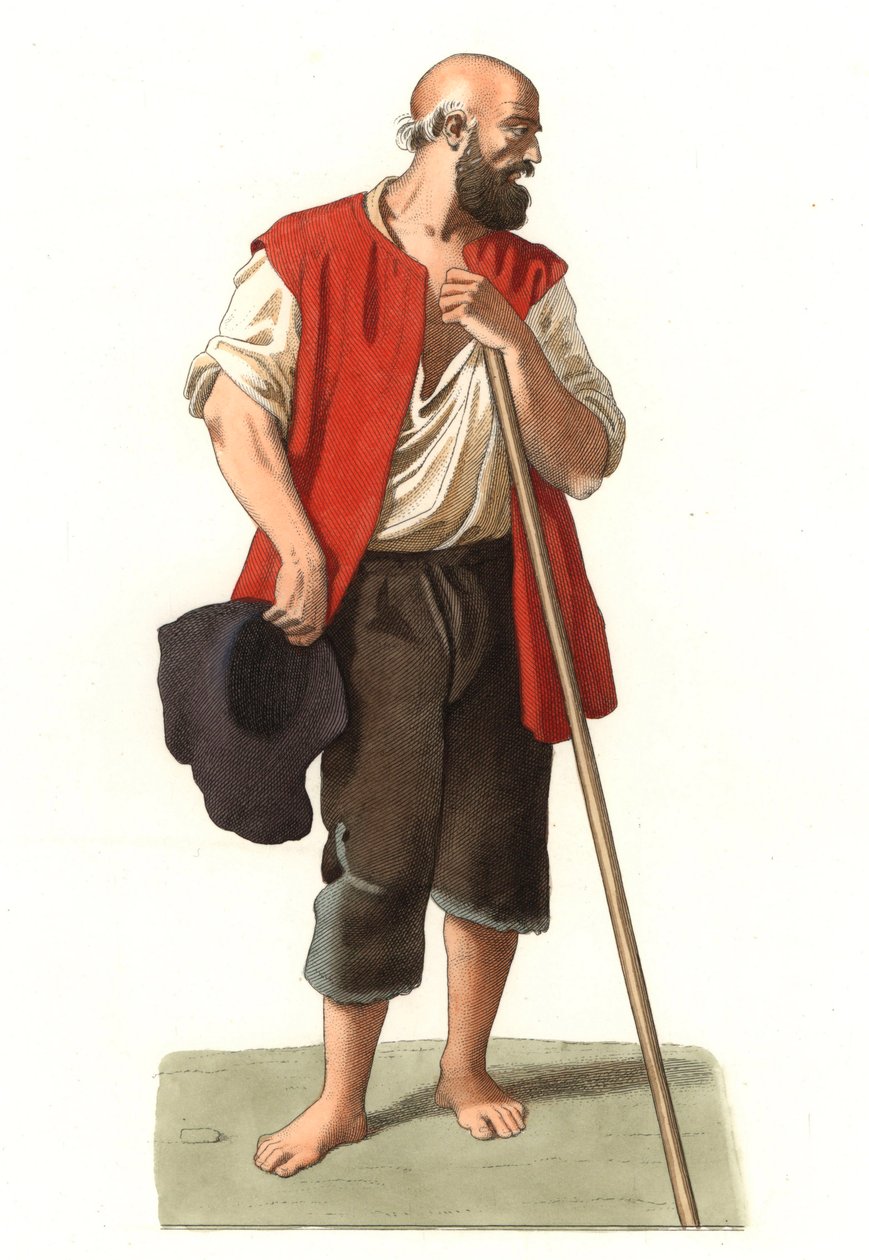 Bauer aus der Lombardei (Italien) von Edmond Lechevallier Chevignard