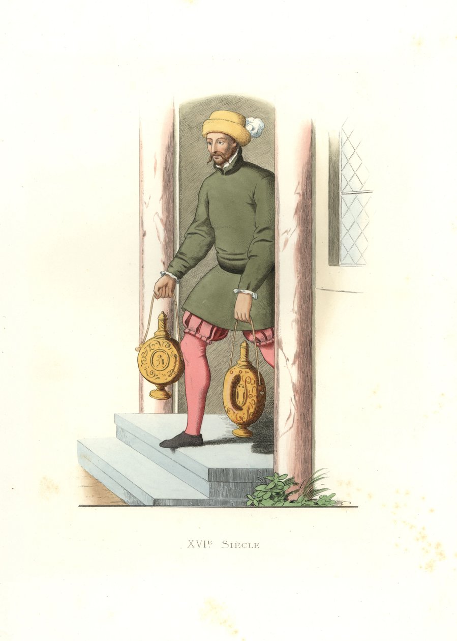 Diener, England von Edmond Lechevallier Chevignard