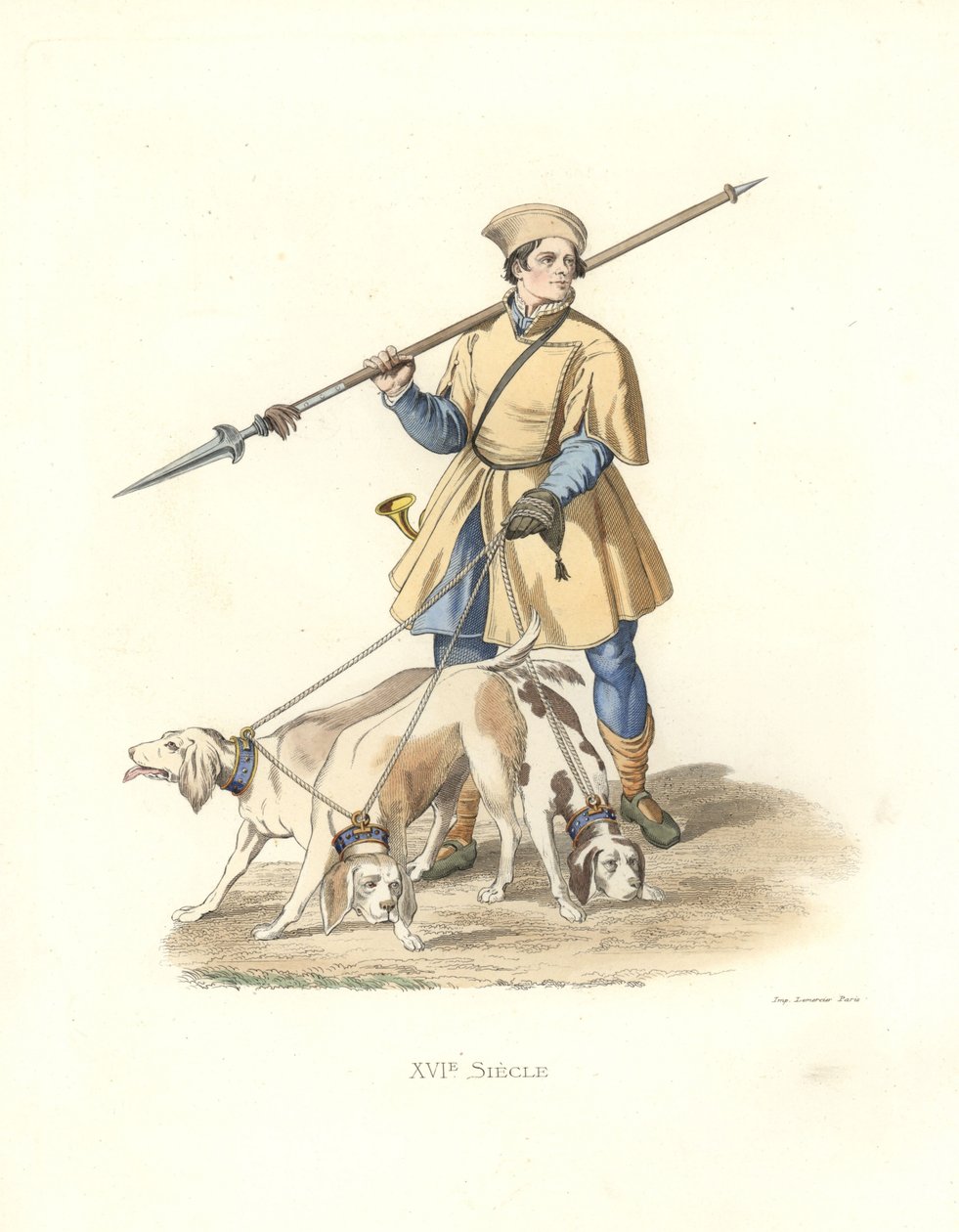 Hundevalet unter Franz I. von Edmond Lechevallier Chevignard