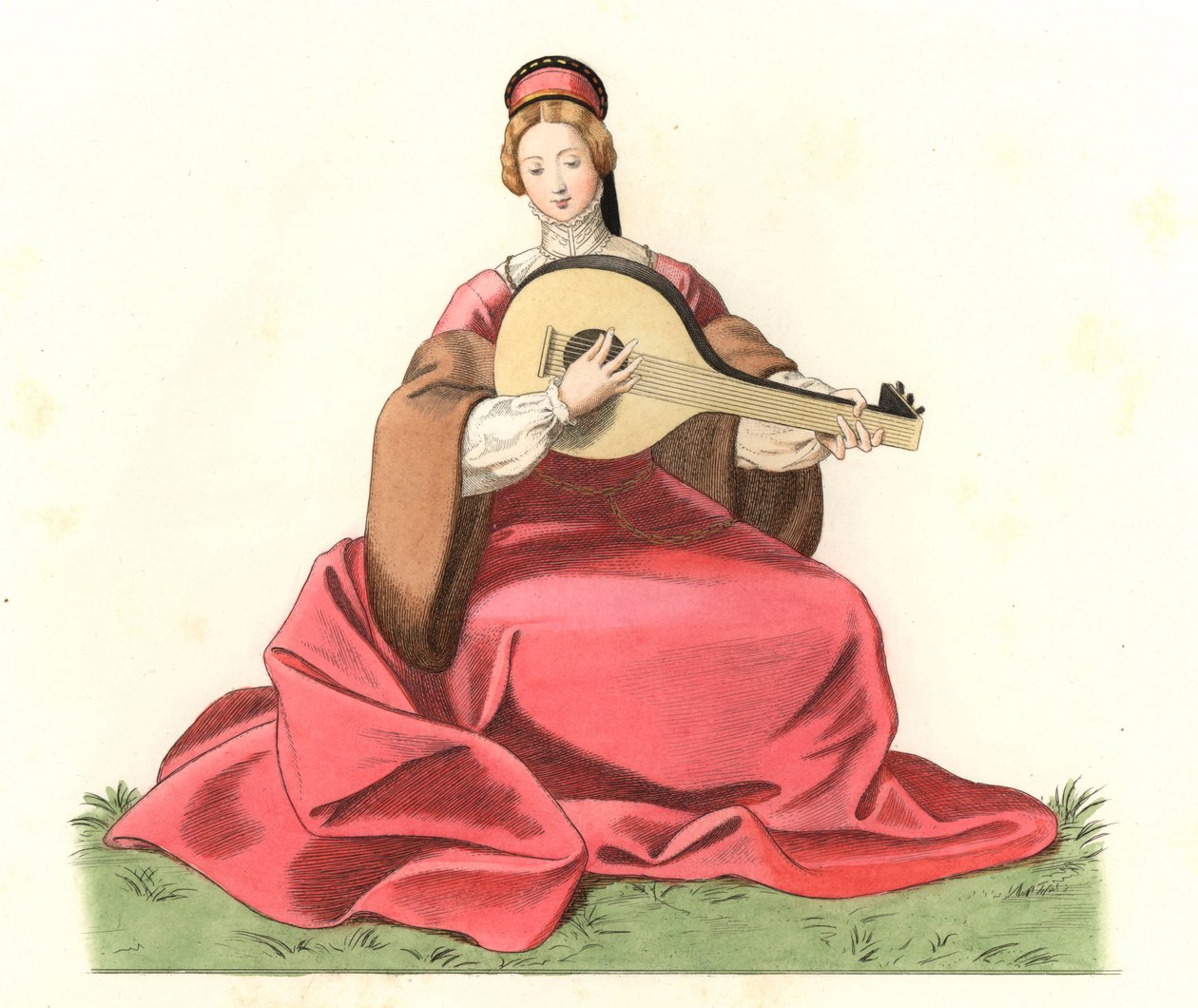 Frau des englischen Adels von Edmond Lechevallier Chevignard