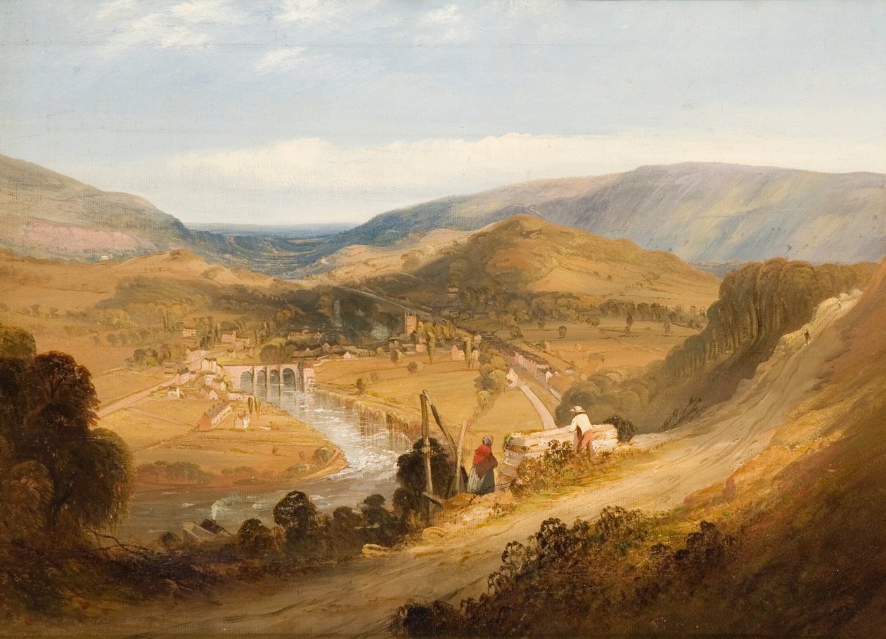 Ein walisisches Tal von Edmund John Niemann