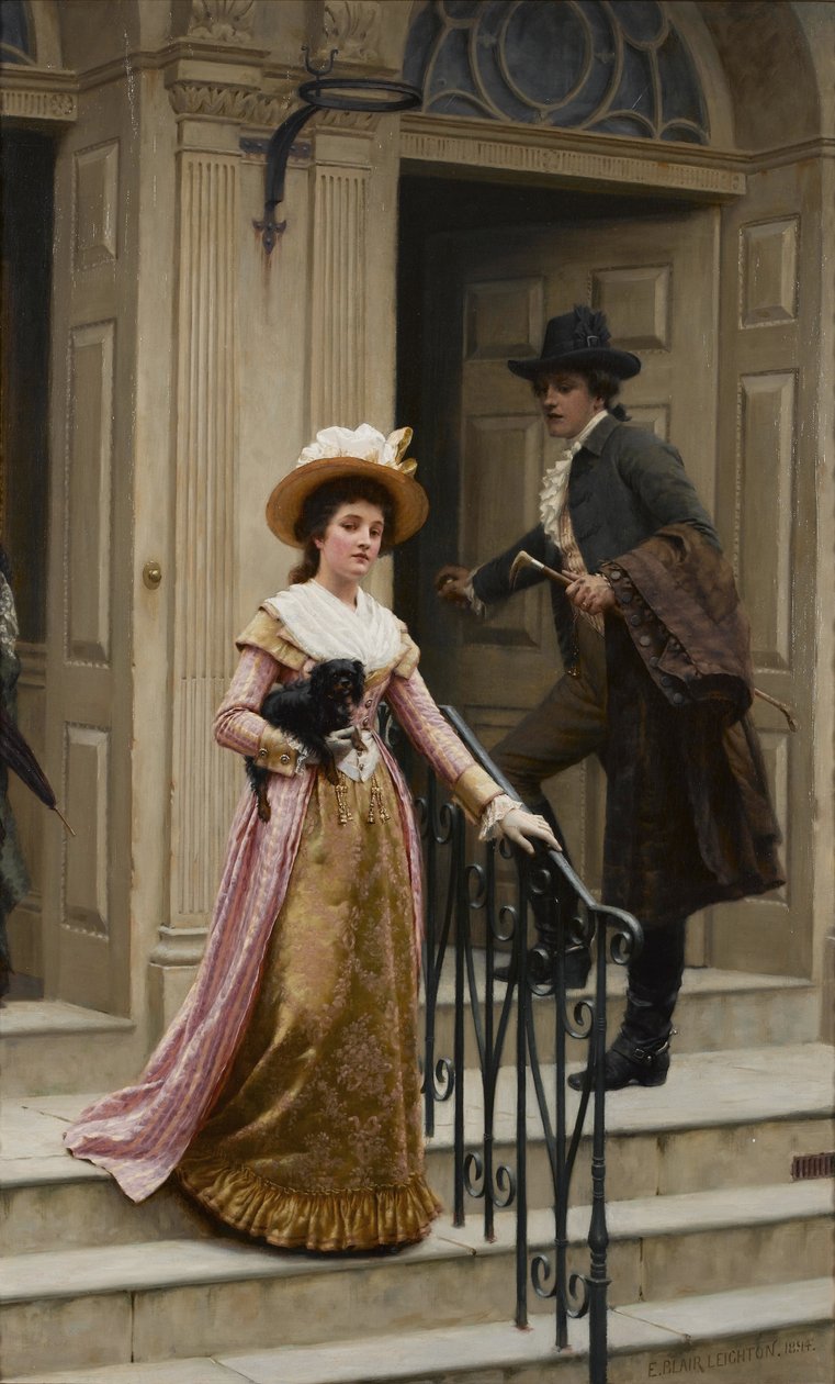 Mein Nachbar von Edmund Leighton