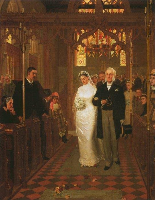 Bis dass der Tod uns scheidet von Edmund Leighton