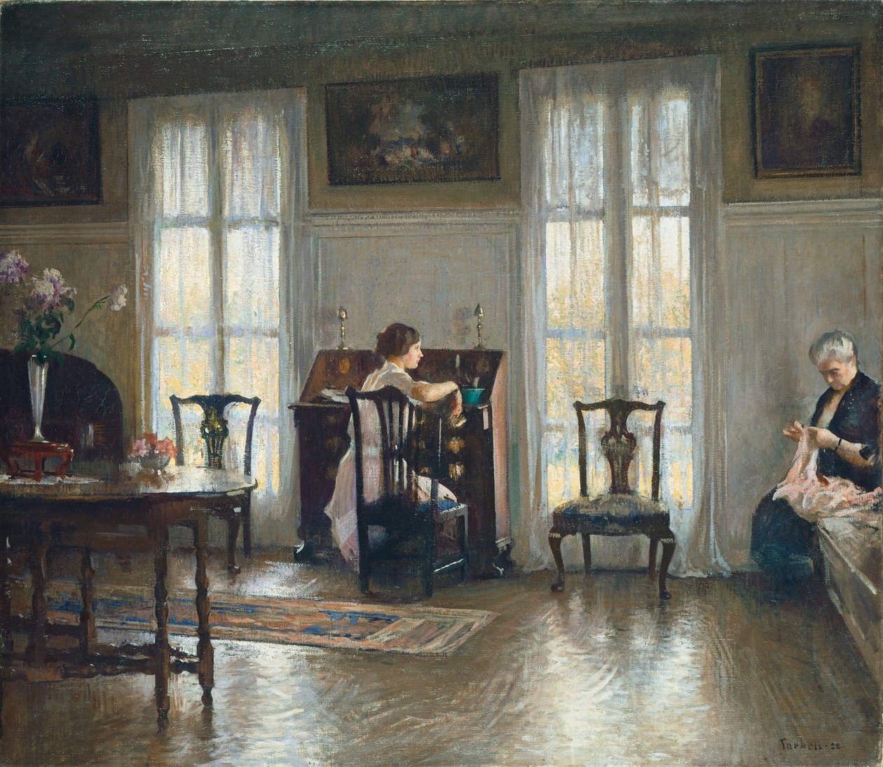 Mutter und Maria, 1922 von Edmund Charles Tarbell
