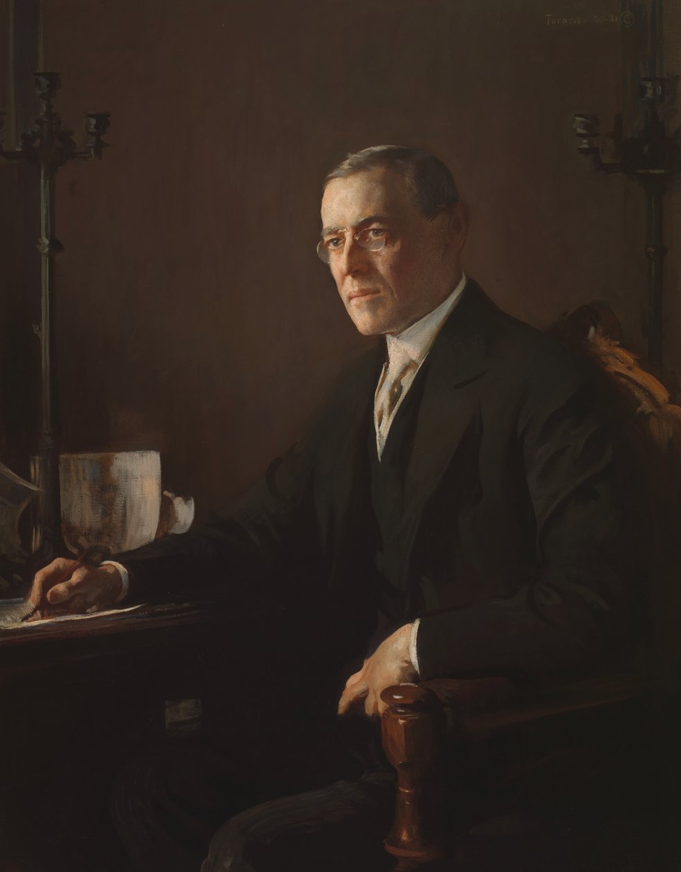 Woodrow Wilson, 1920-1921 von Edmund Charles Tarbell