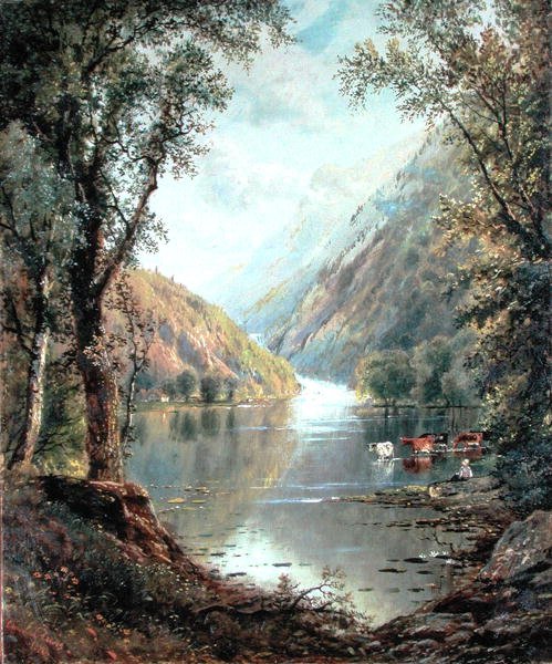 Szene in den Catskills von Edmund Darch Lewis
