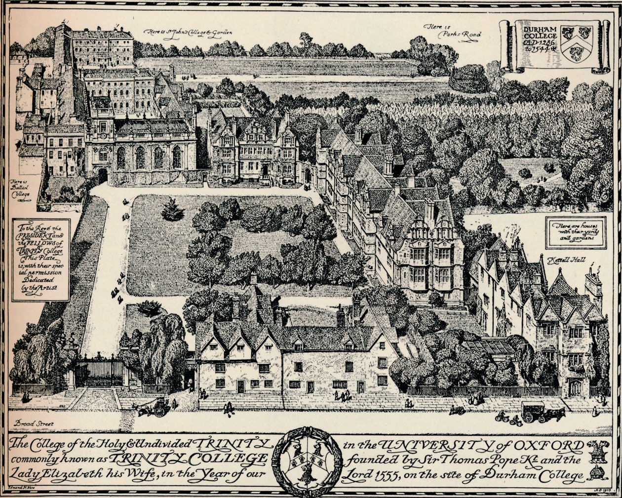 Trinity College, Oxford von Edmund Hort New
