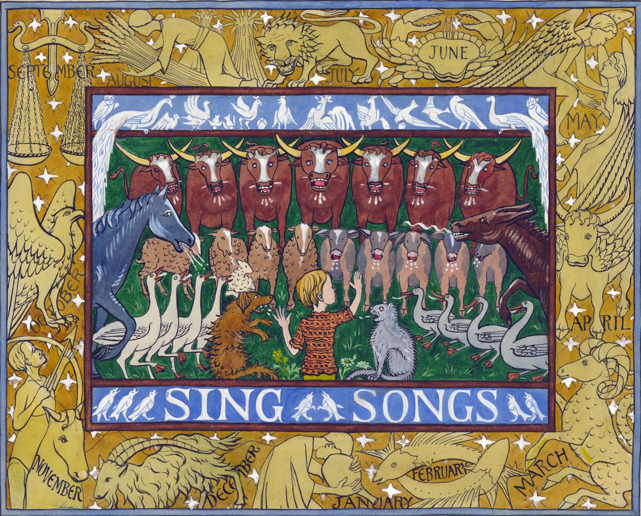 Sing Songs, ca. 1935 von Edmund Hunter