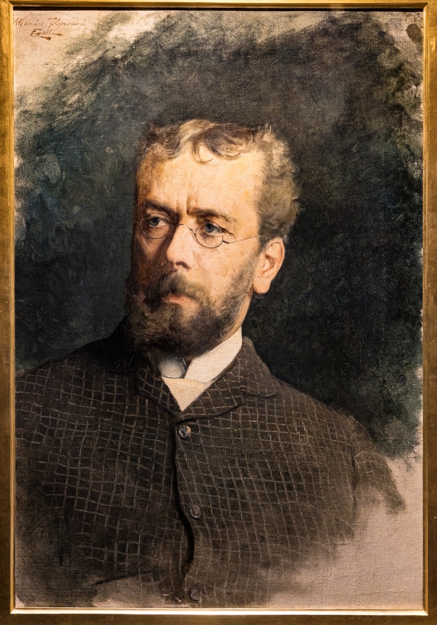 Porträt von Telemaco Signorini von Edoardo Gelli