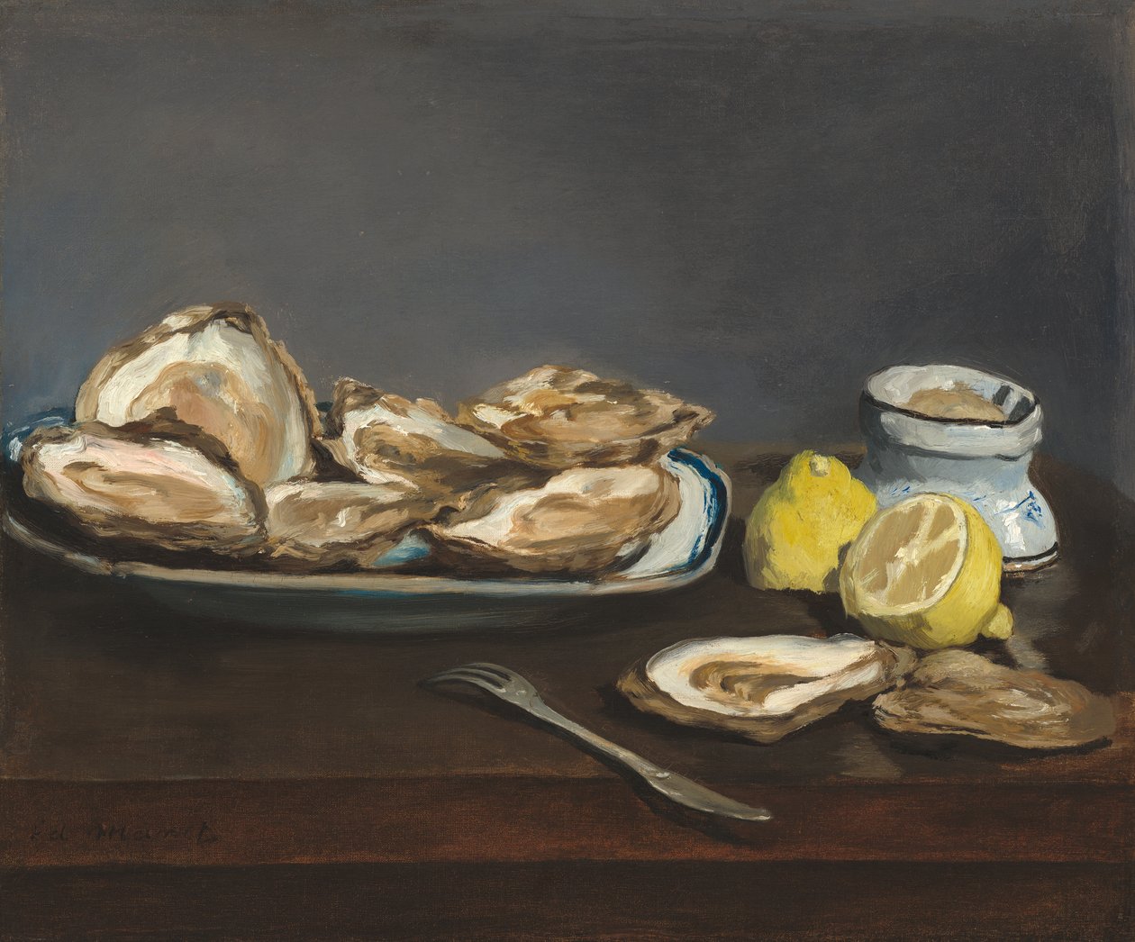 Austern, 1862 von Édouard Manet