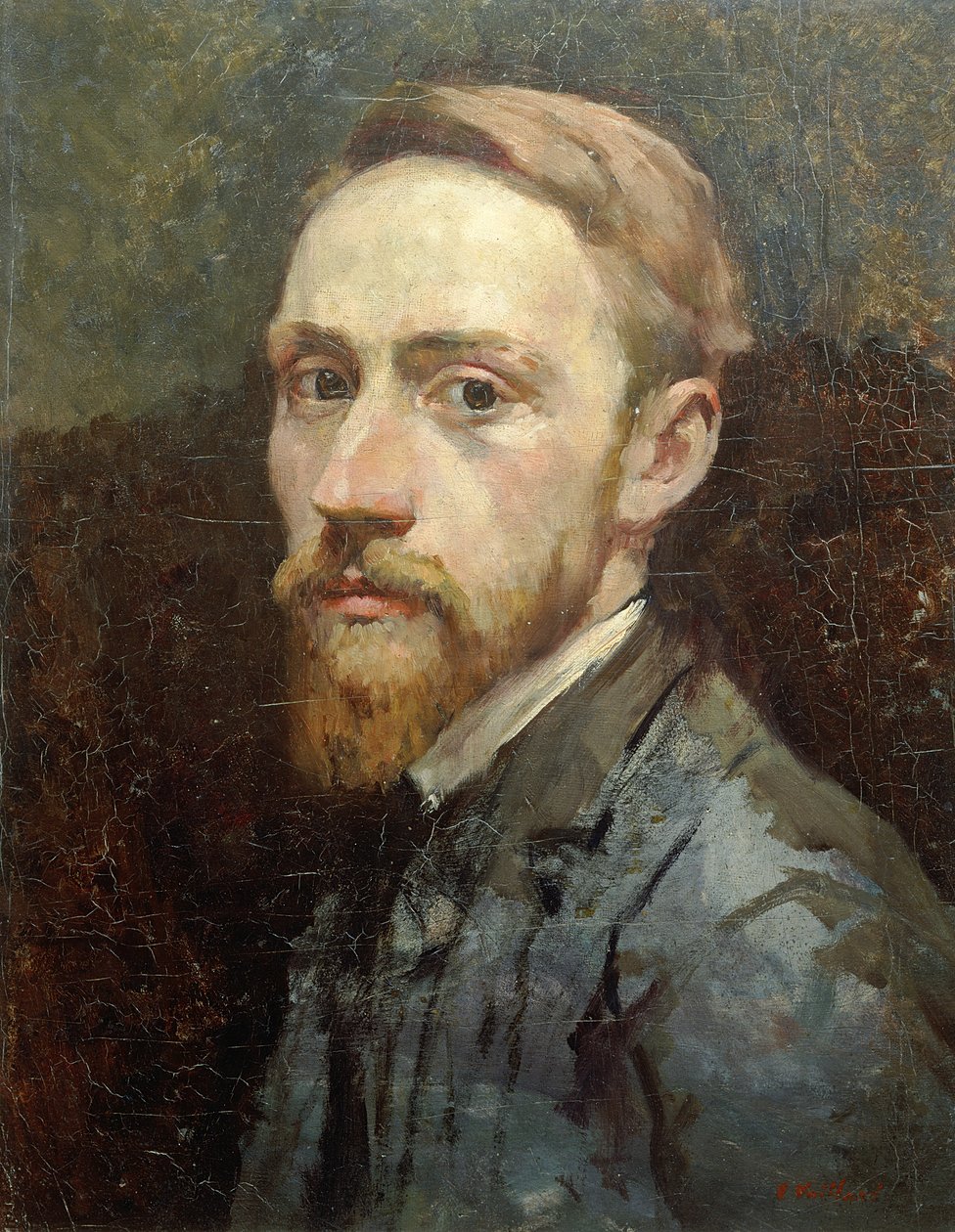 Selbstporträt, ca. 1889-90 von Edouard Vuillard