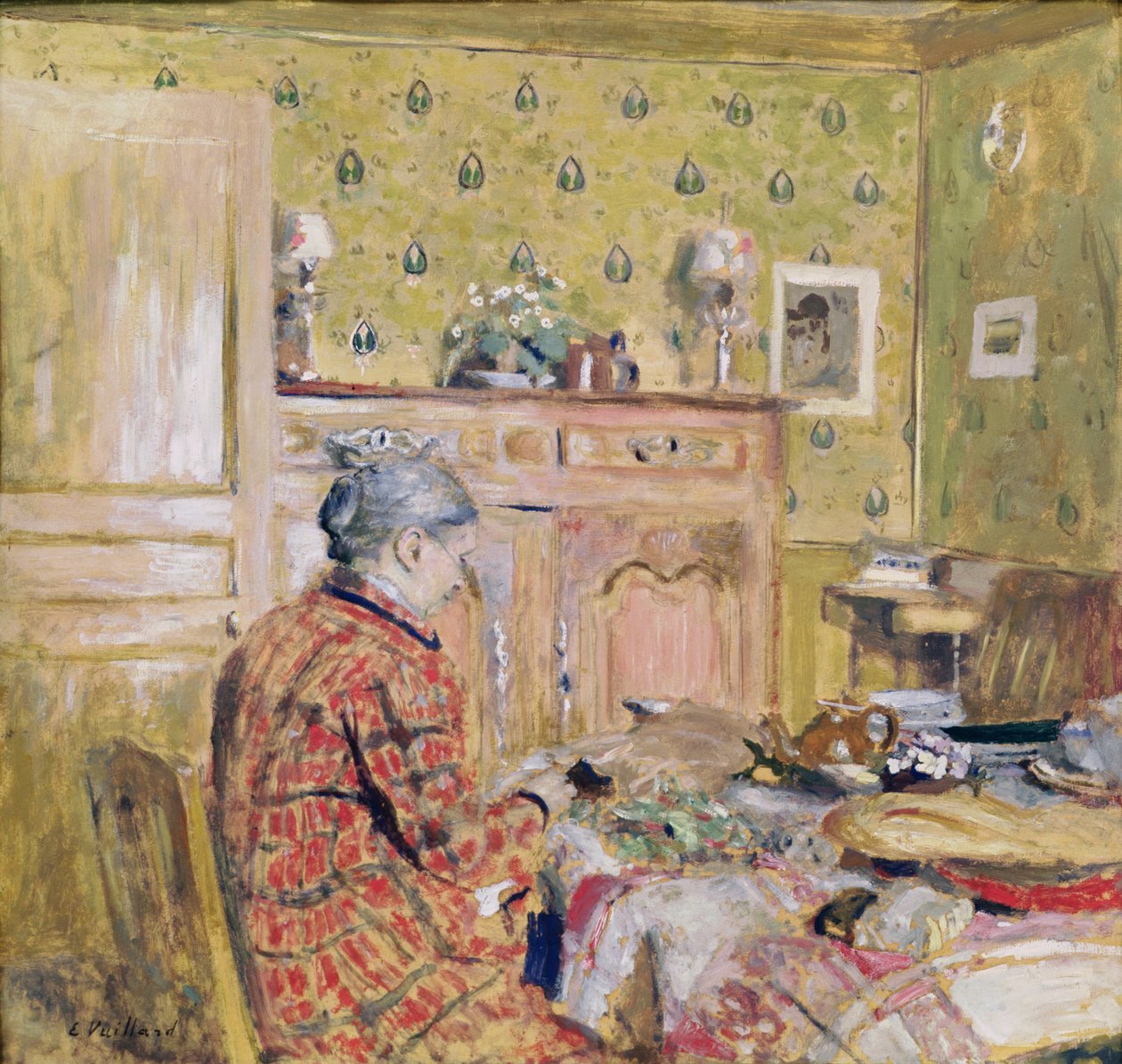 Das Frühstück der Mutter des Künstlers, 1899-1904 von Edouard Vuillard