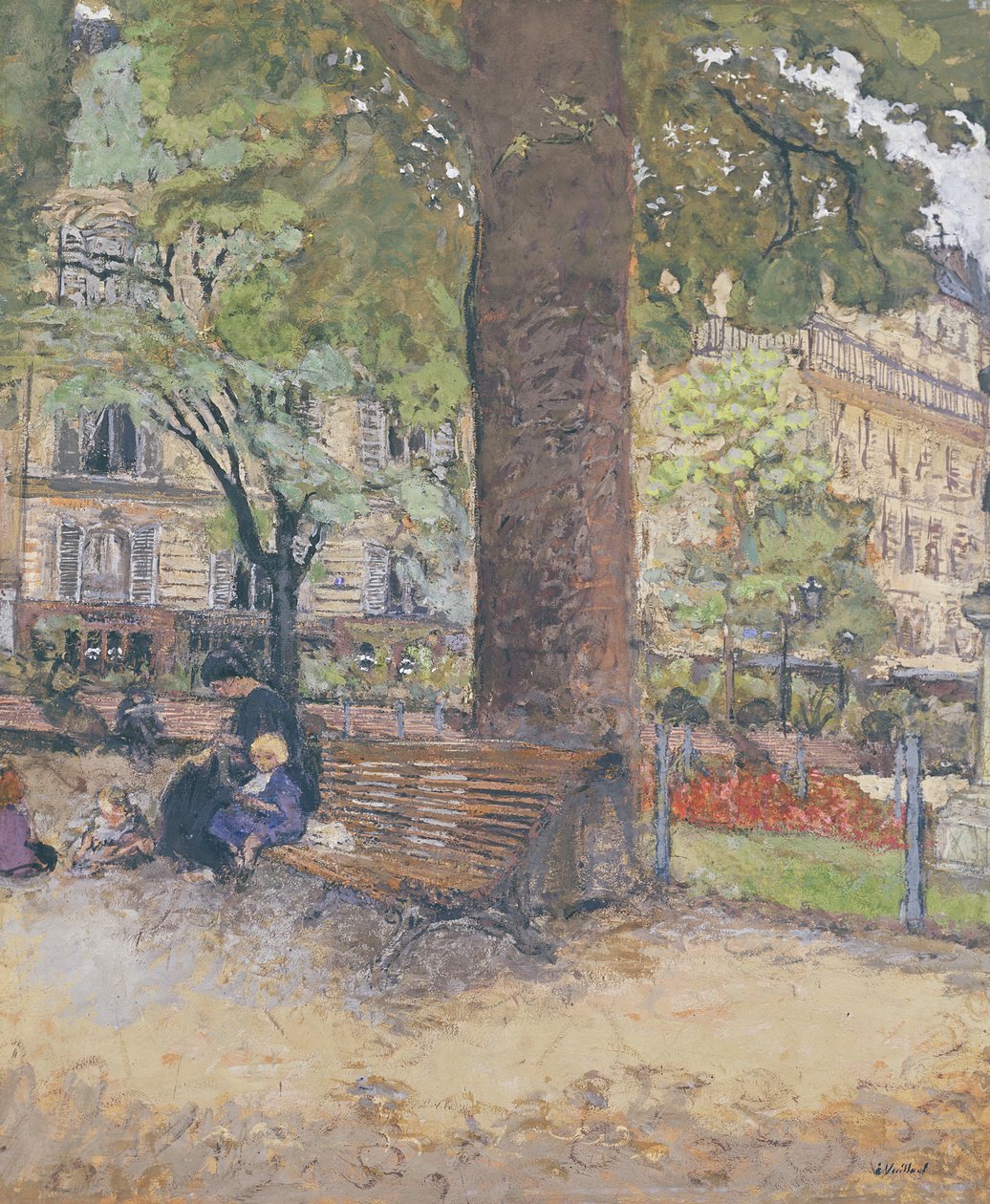 Der Platz in Vintimille, ca. 1925 von Edouard Vuillard