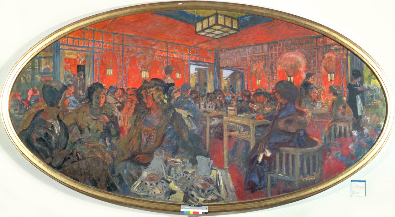 Das Tee-Zimmer im Grand Teddy, 19189 von Edouard Vuillard