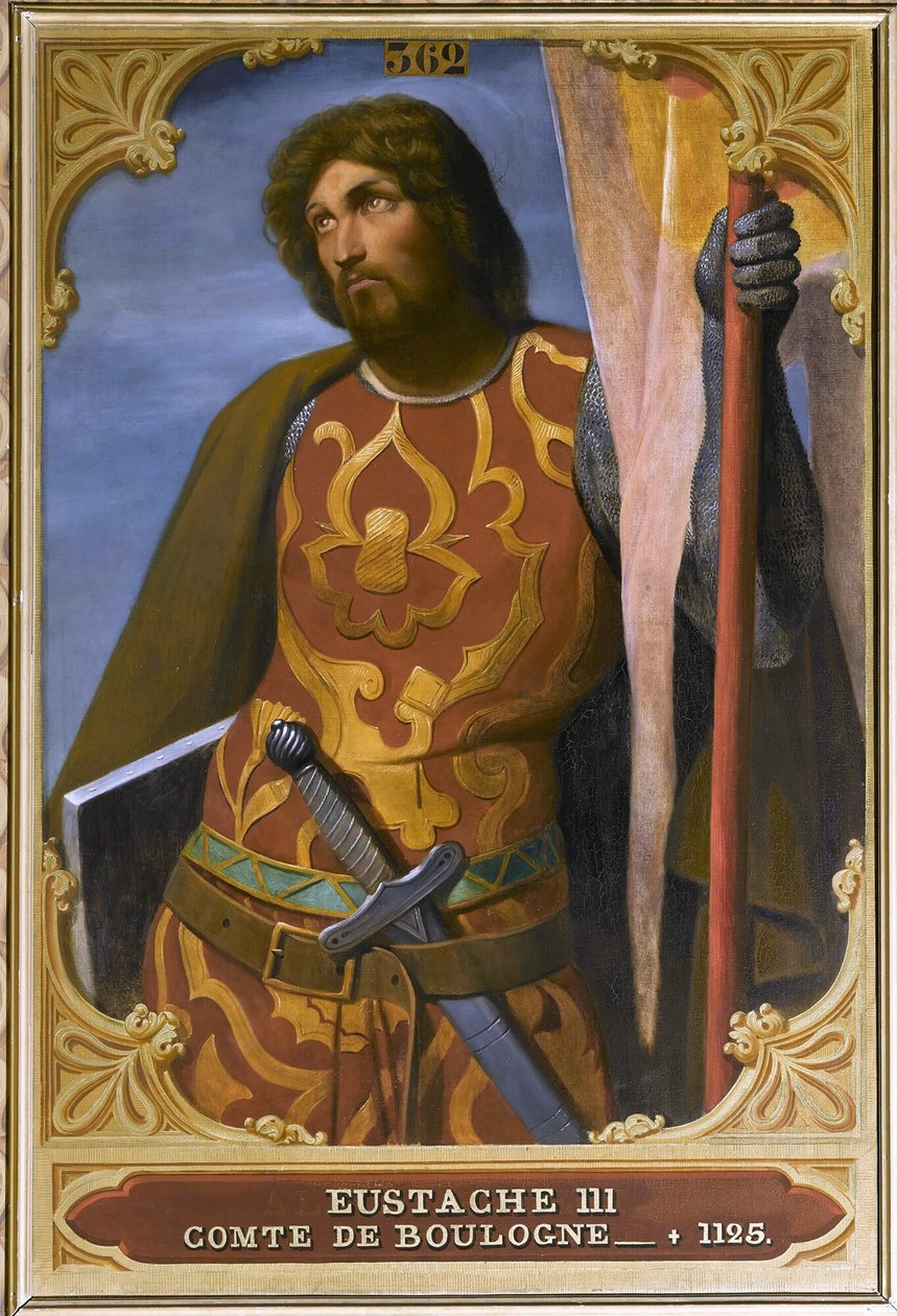 Eustace III., Graf von Boulogne, 1844 von Édouard Alexandre Odier