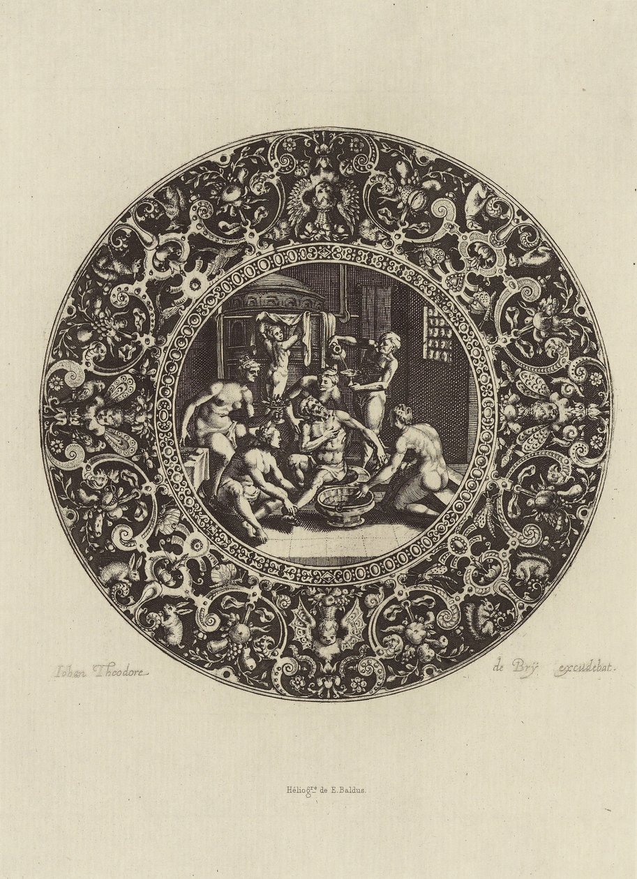 Entwurf von Johann Theodor de Bry von Édouard Baldus