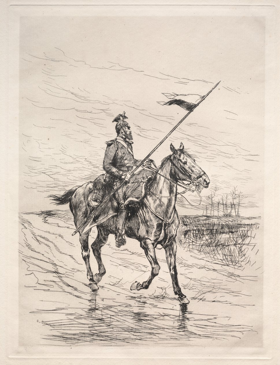 Ein Ulan von Edouard Detaille