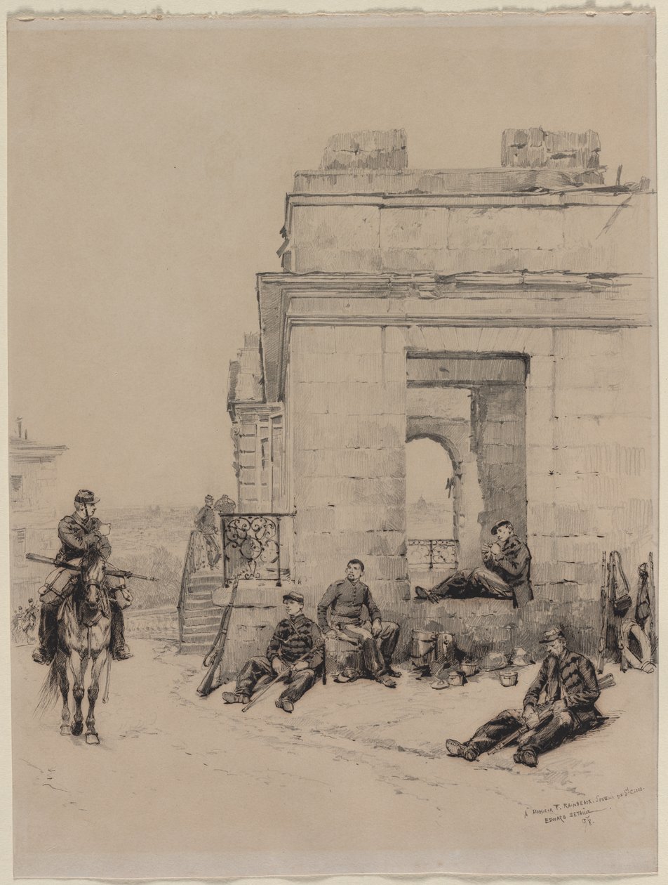 Ruhende Soldaten, 1878 von Jean Baptiste Edouard Detaille
