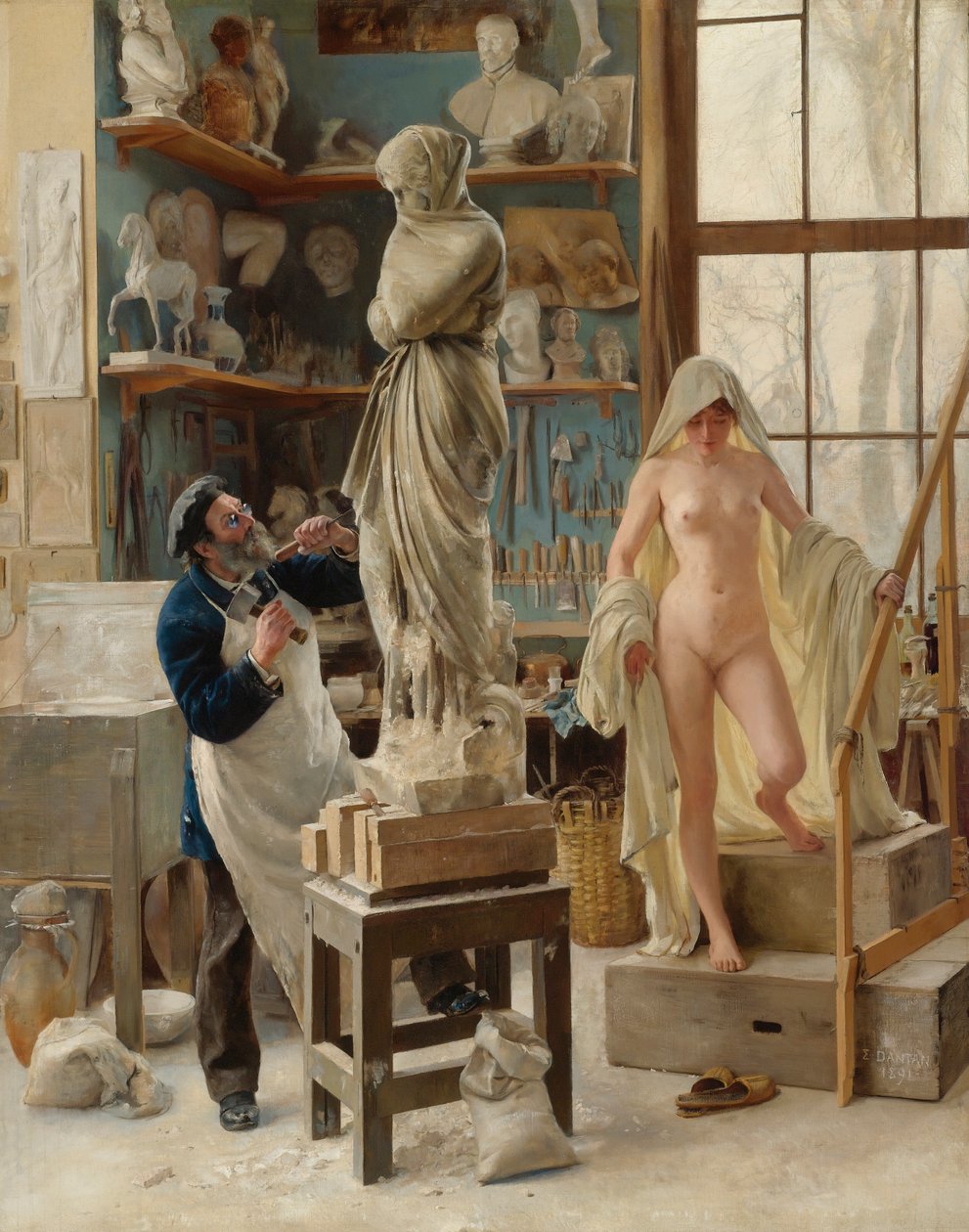 Eine Restaurierung von Edouard Joseph Dantan
