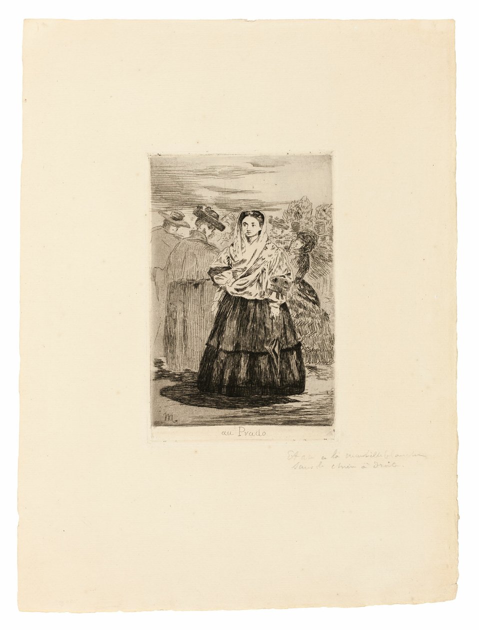 Im Prado I von Édouard Manet