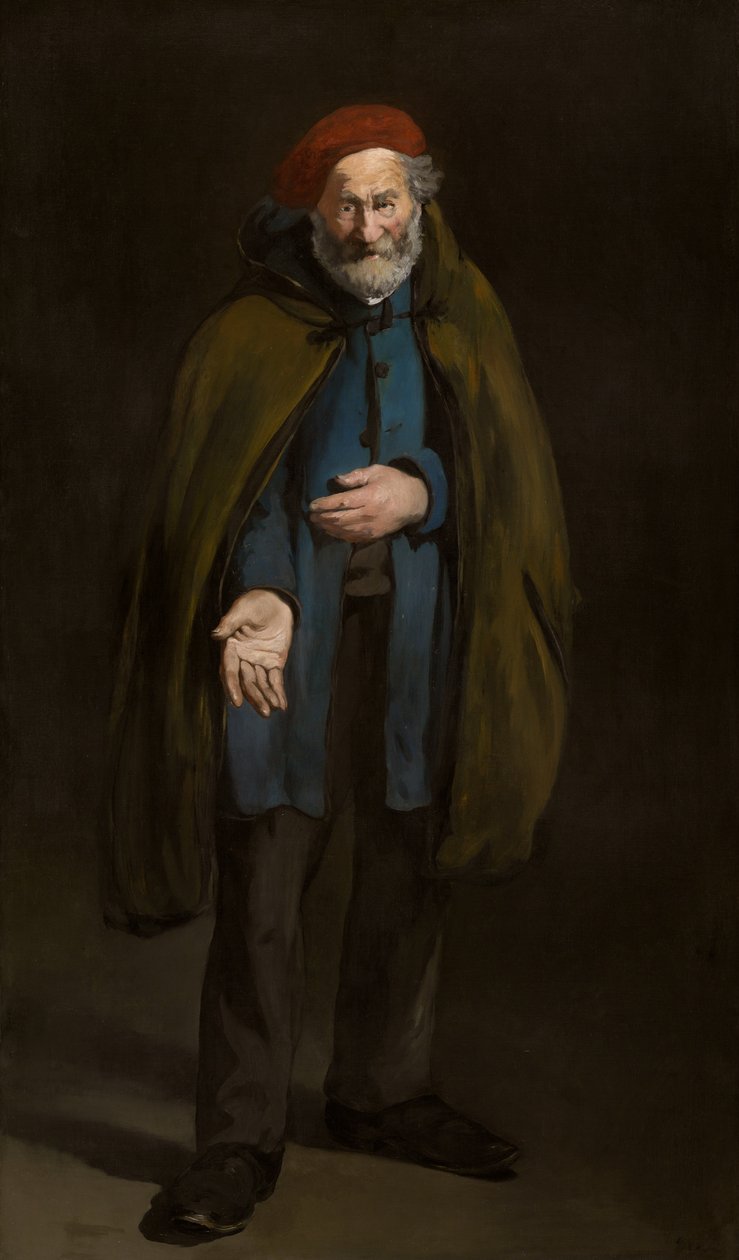 Bettler mit einem Duffelcoat (Philosoph) von Édouard Manet