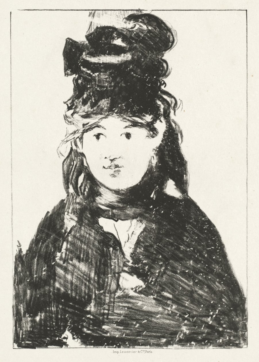 Berthe Morisot, 1872 von Édouard Manet