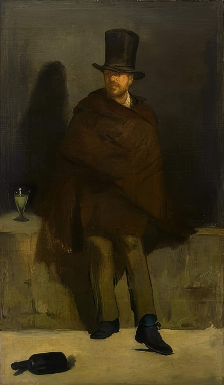 Der Absinthtrinker von Édouard Manet