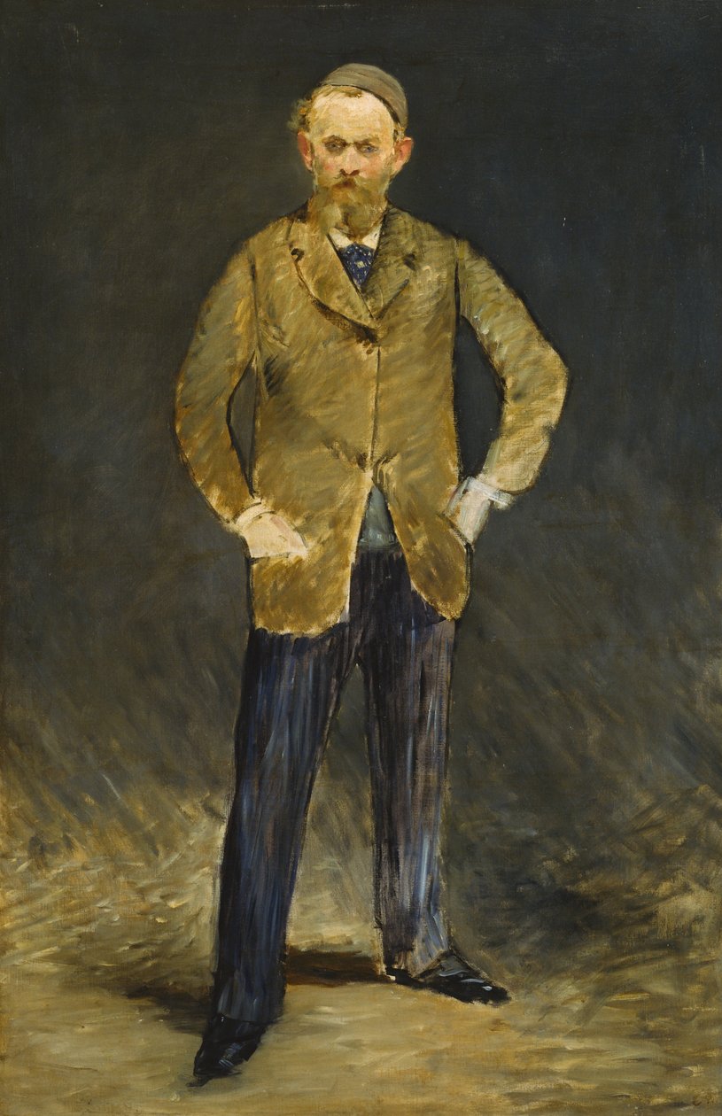 Selbstporträt mit Hut von Édouard Manet
