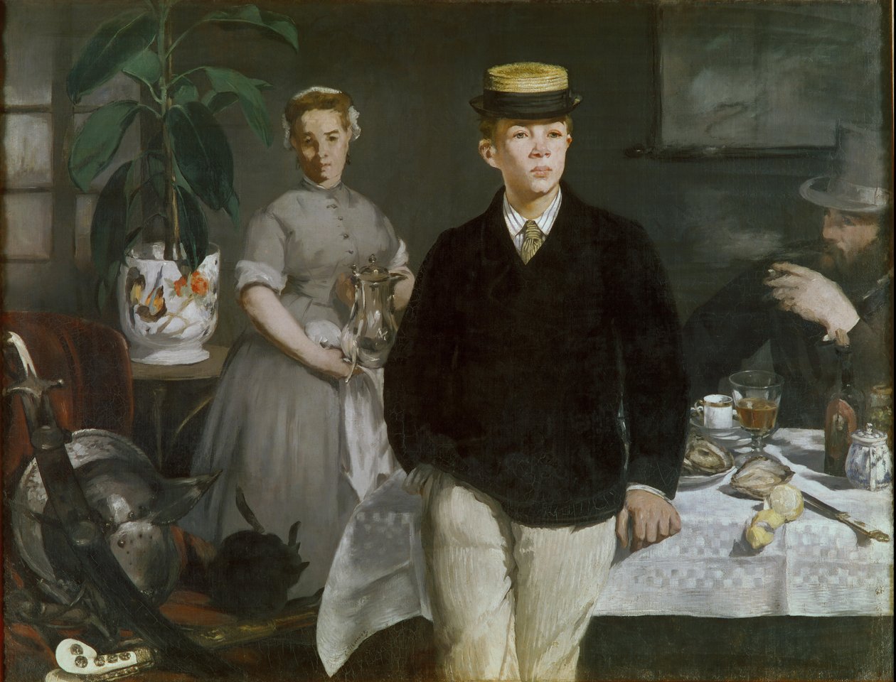 Mittagessen im Atelier von Édouard Manet