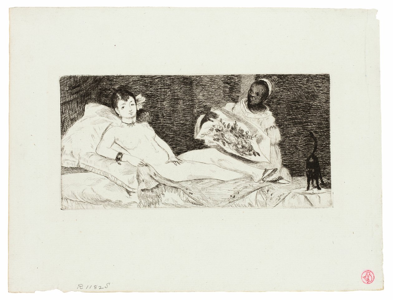 Olympia (veröffentlichte Platte) von Édouard Manet