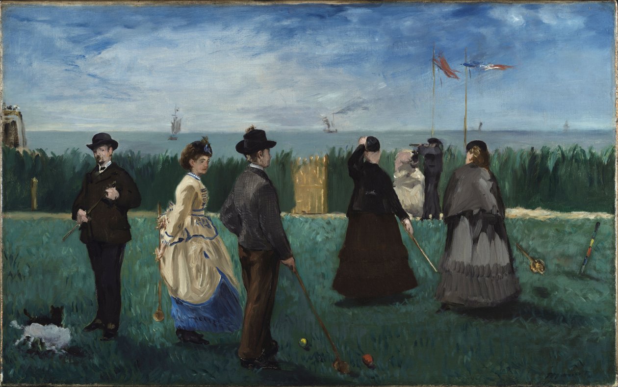 Krocketspiel in Boulogne-sur-Mer von Édouard Manet