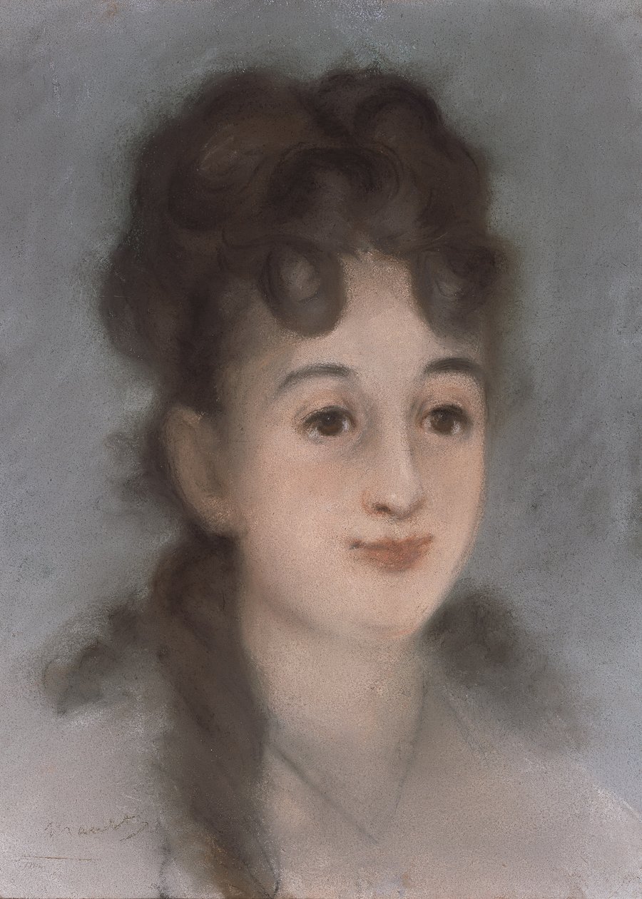 Porträt von Eva Gonzalès von Édouard Manet