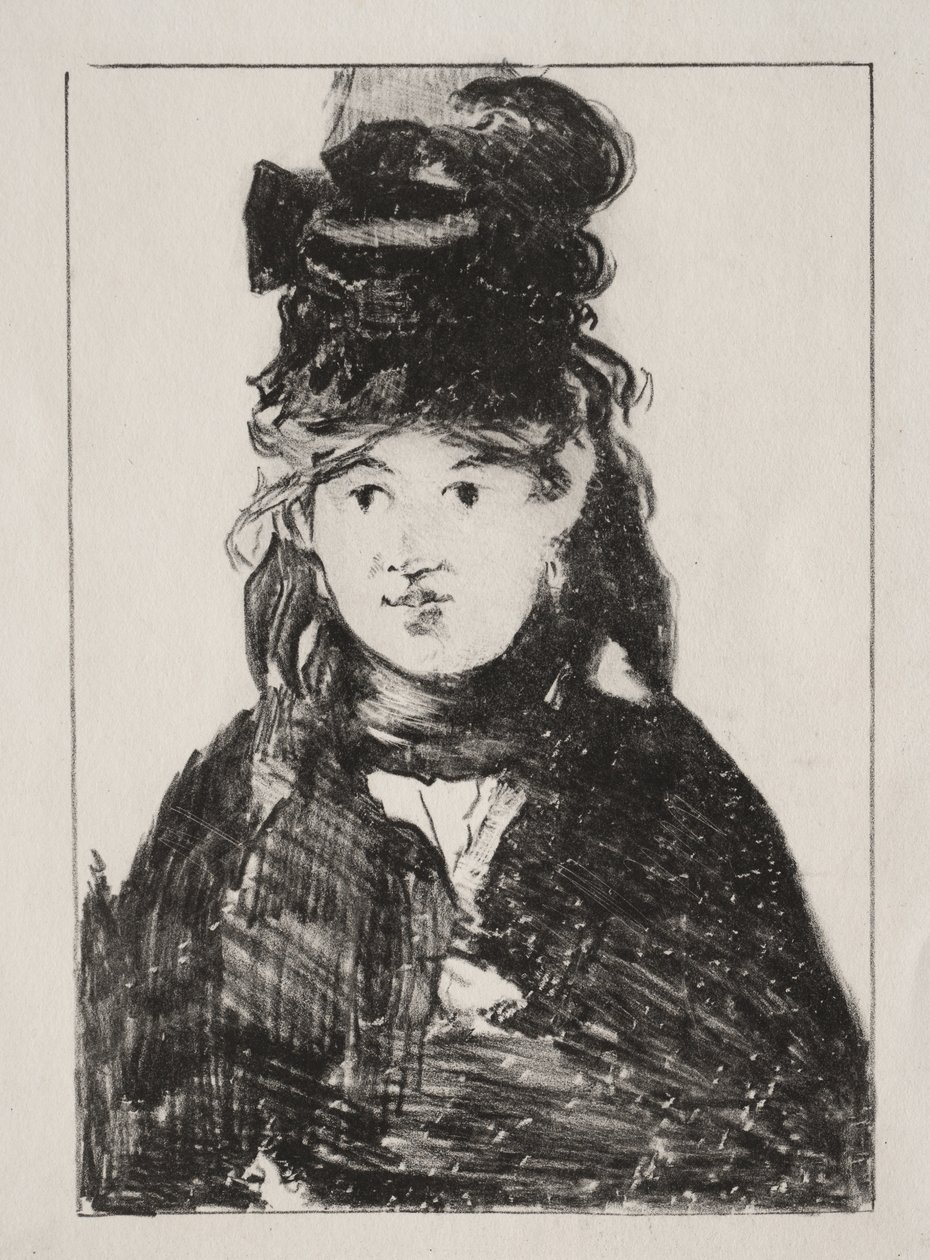 Porträt von Berthe Morisot von Édouard Manet