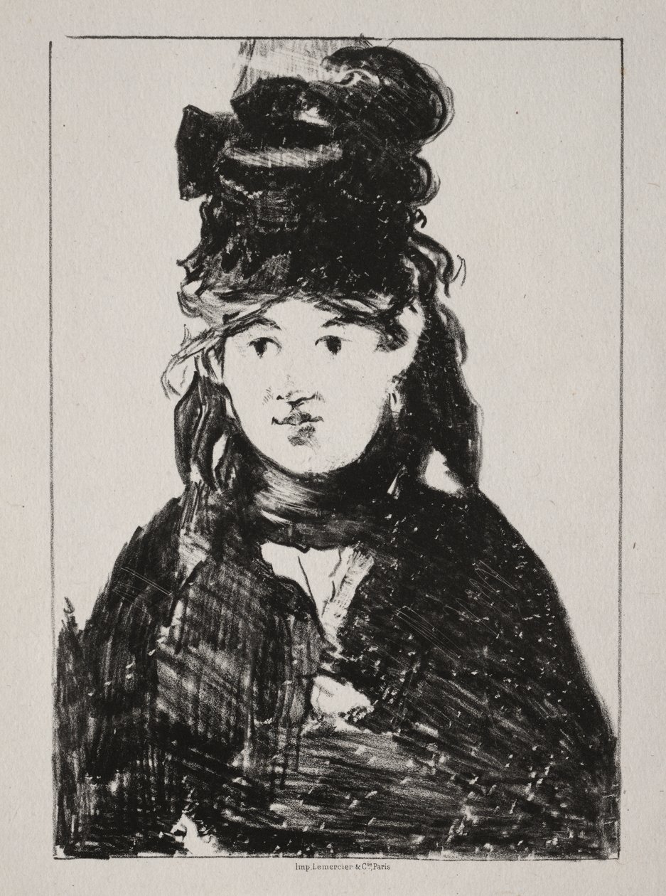 Porträt von Berthe Morisot von Édouard Manet