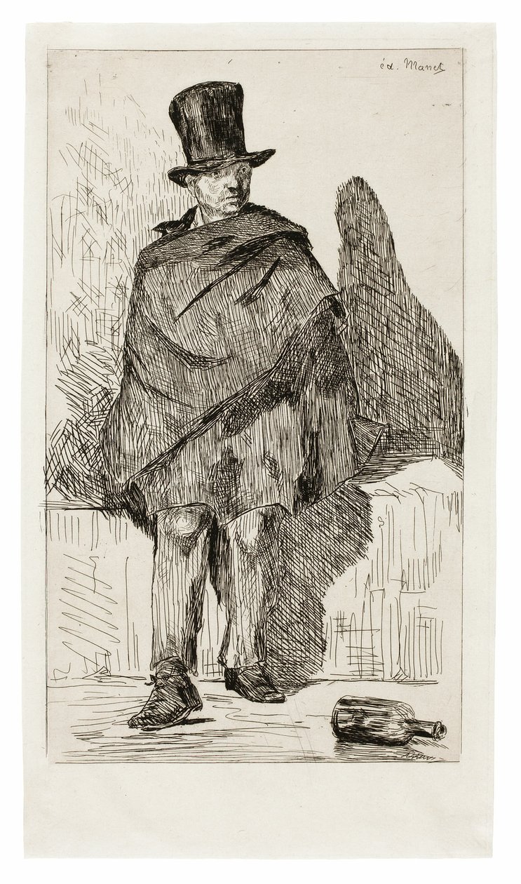 Der Absinthtrinker von Édouard Manet