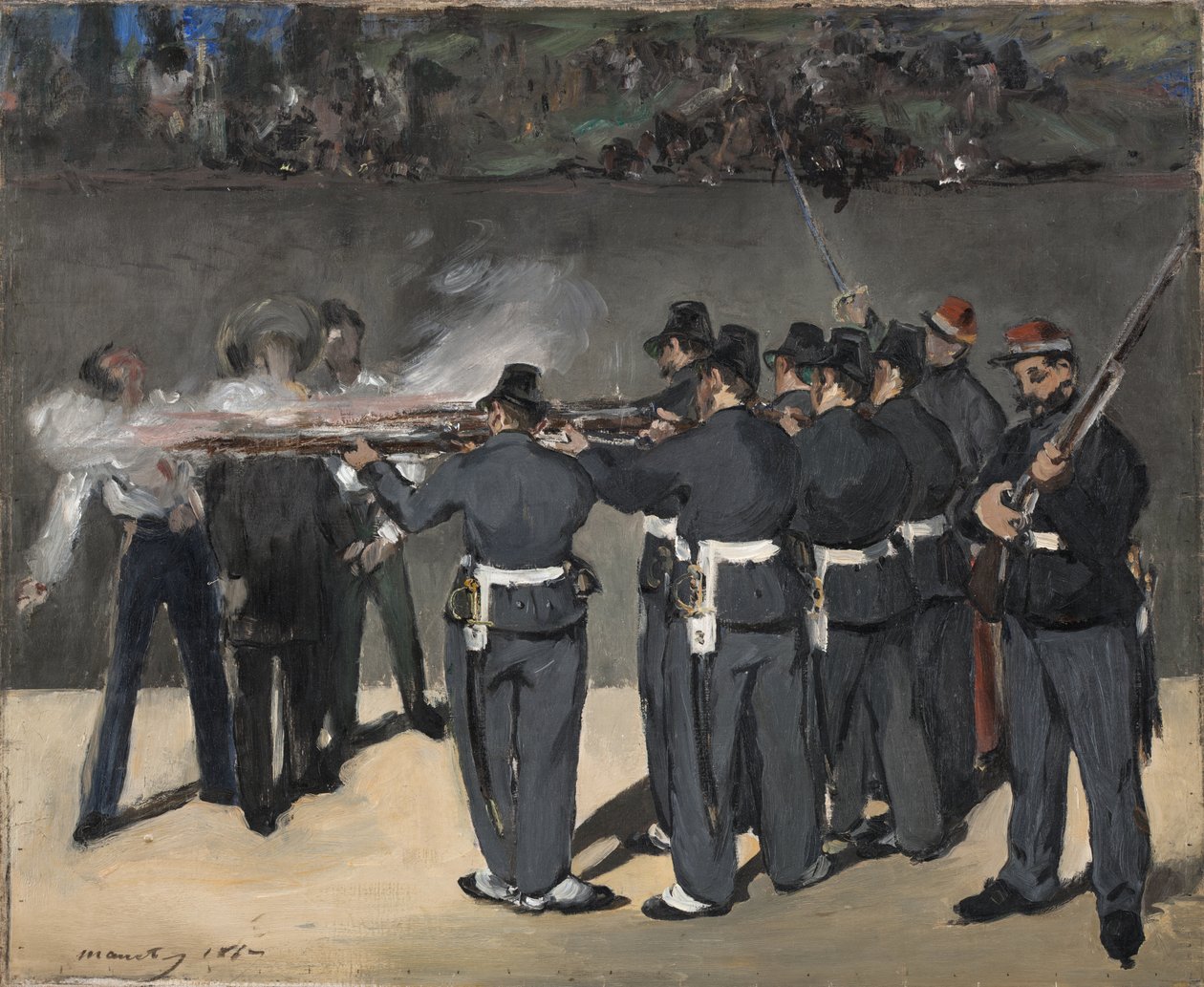 Die Hinrichtung von Kaiser Maximilian von Édouard Manet