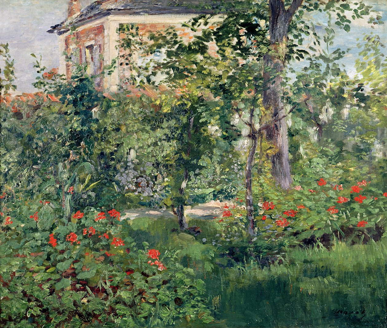 Der Garten in Bellevue, 1880 von Édouard Manet