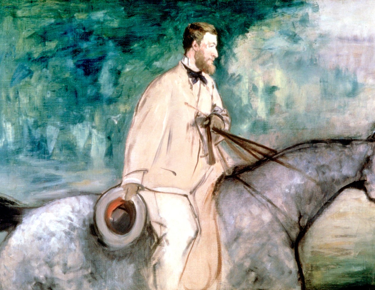 Der Maler Guillaumin zu Pferd von Édouard Manet