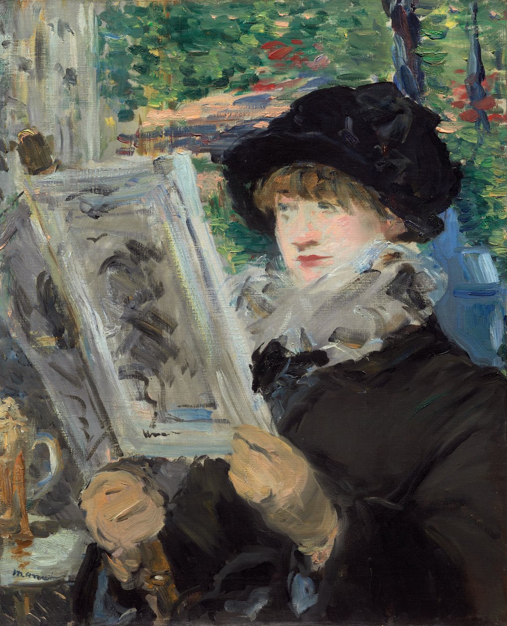 Frau beim Lesen von Édouard Manet