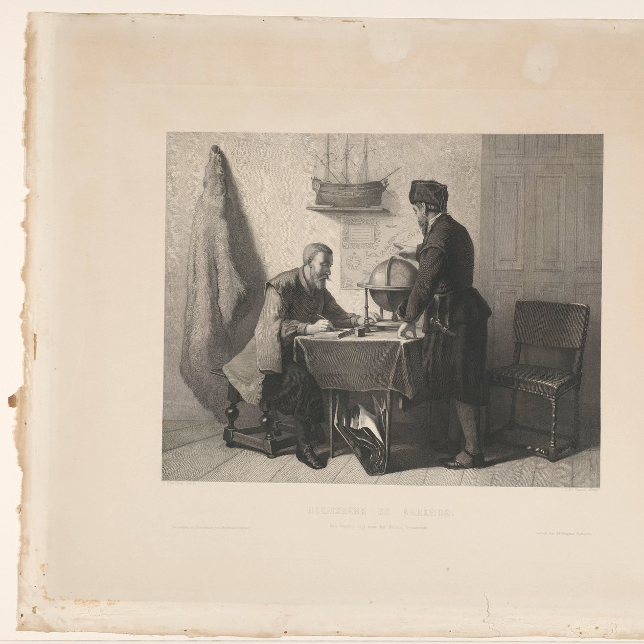 Willem Barendsz und Jacob van Heemskerck von Edouard Taurel