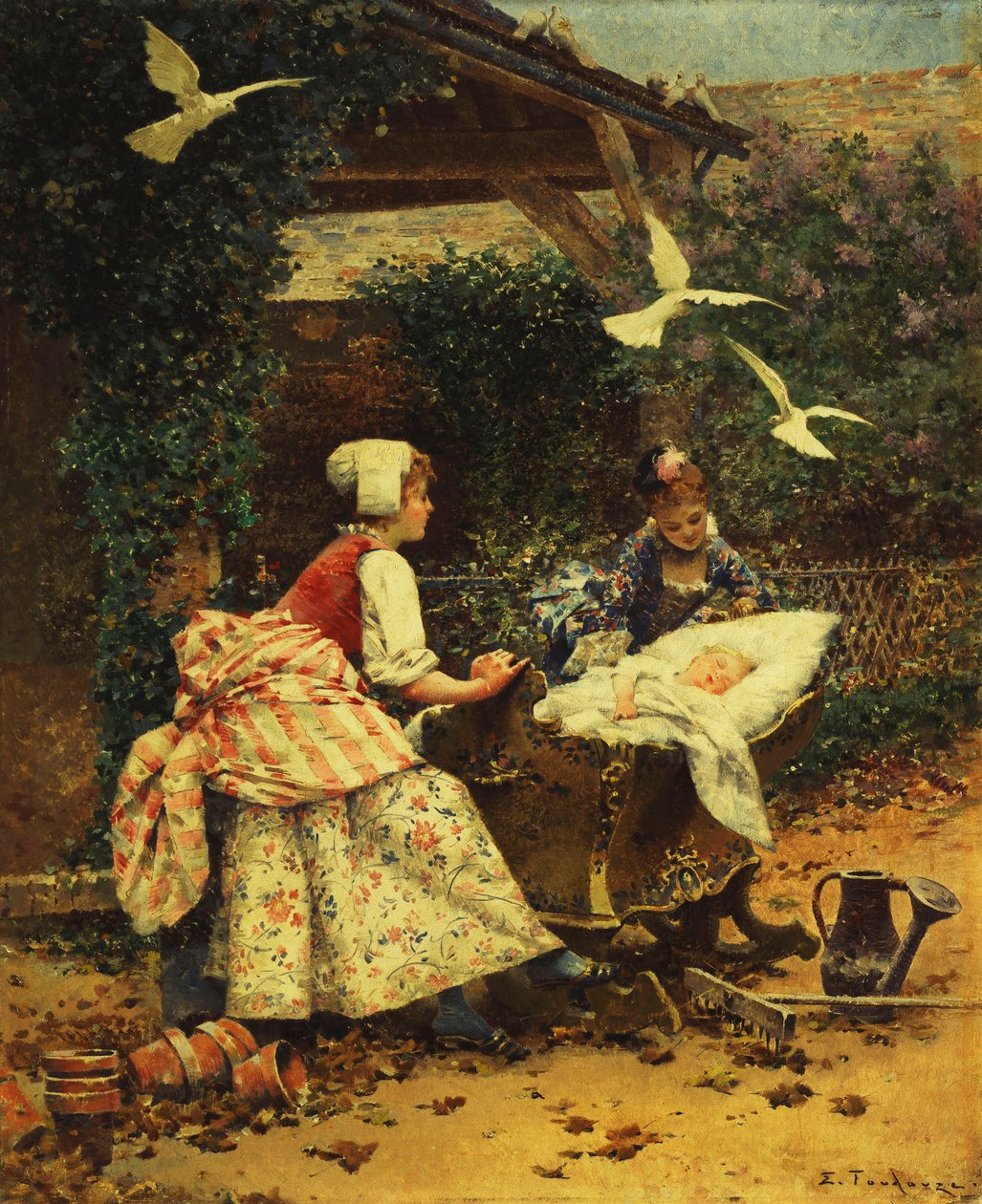 Friedlicher Schlummer von Edouard Toudouze