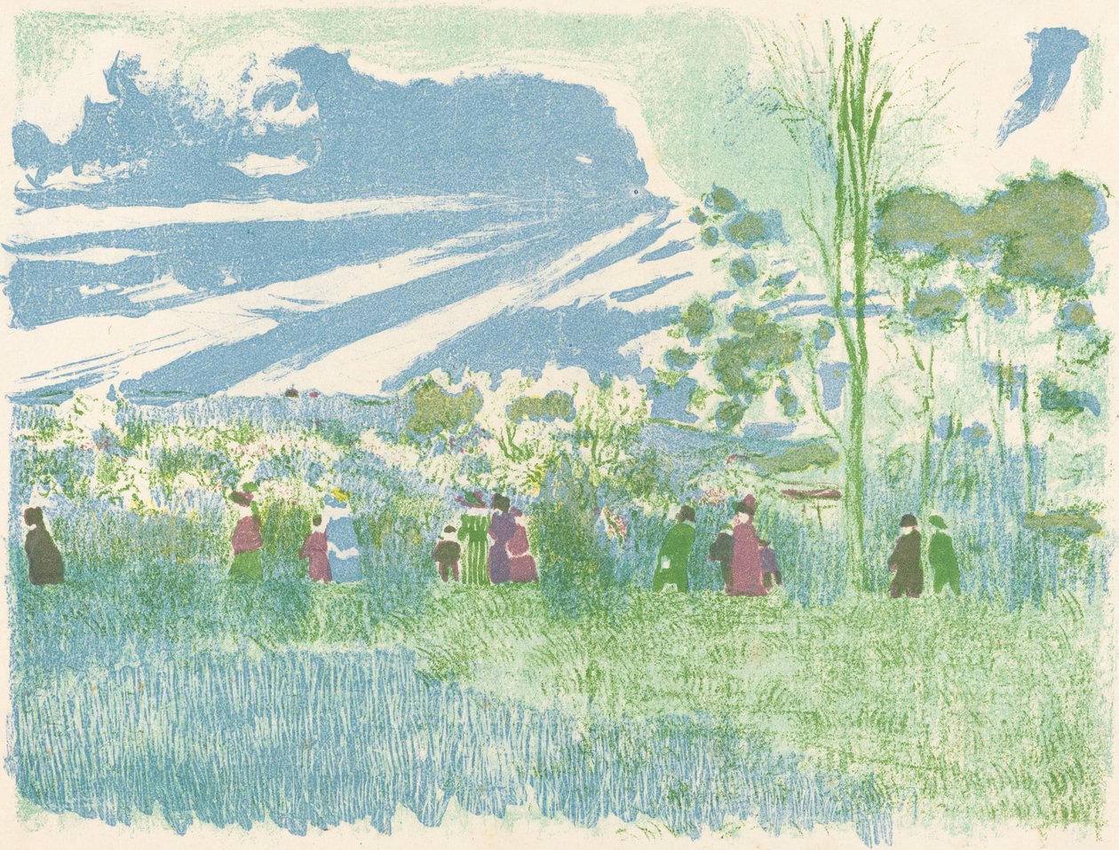 Querfeldein von Edouard Vuillard