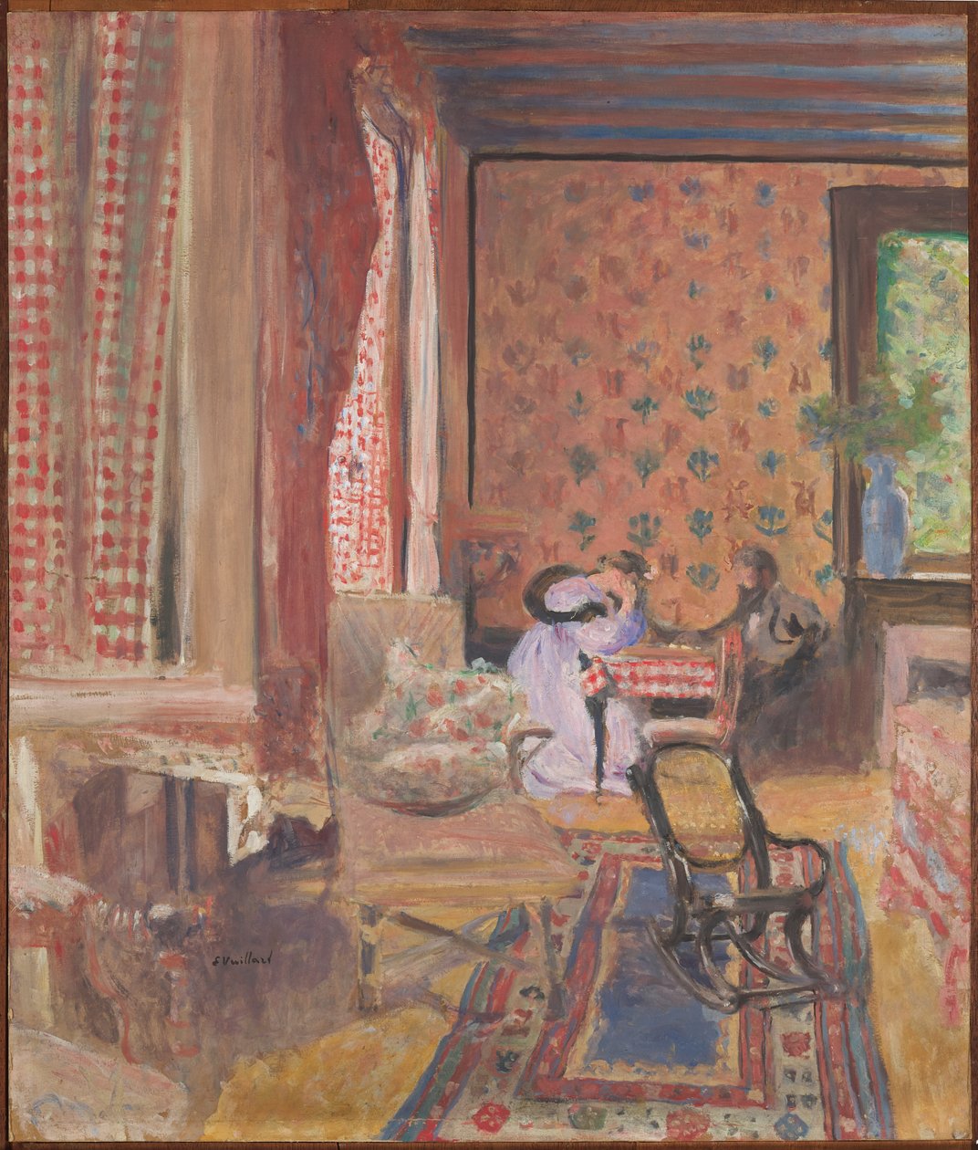 Beim Brettspiel von Edouard Vuillard