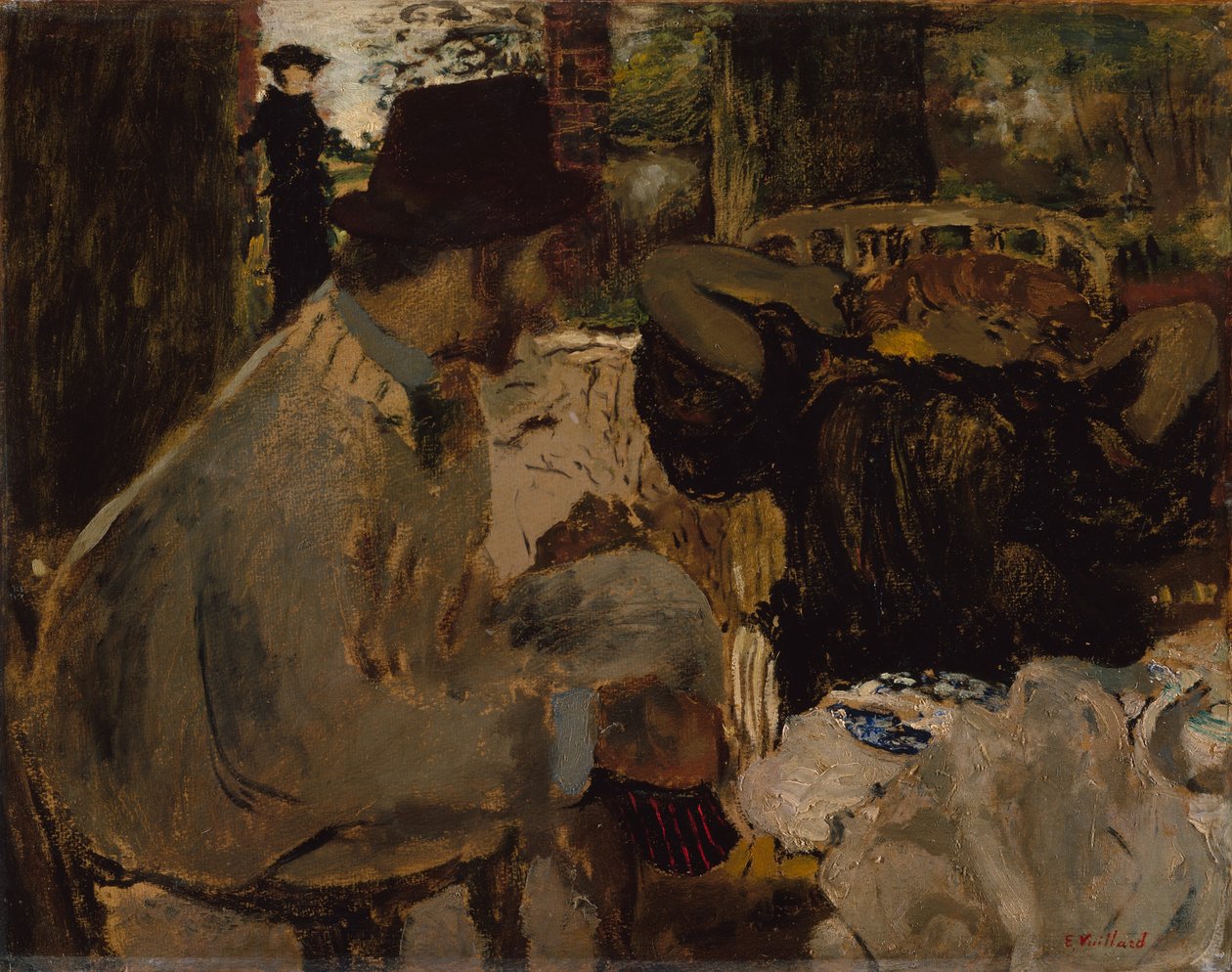 Gespräch, 1897-8 von Edouard Vuillard