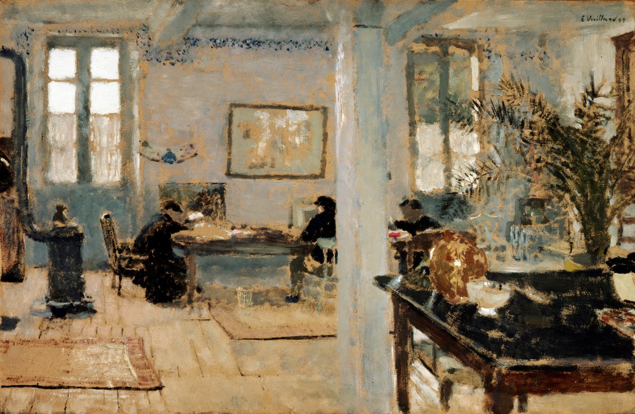 In einem Raum, 1899 von Edouard Vuillard