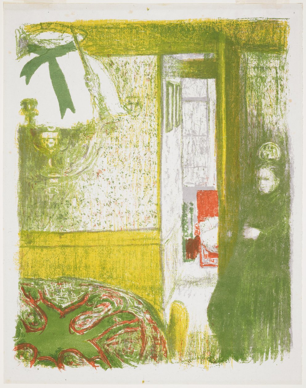 Innenraum mit Hängelampe von Edouard Vuillard
