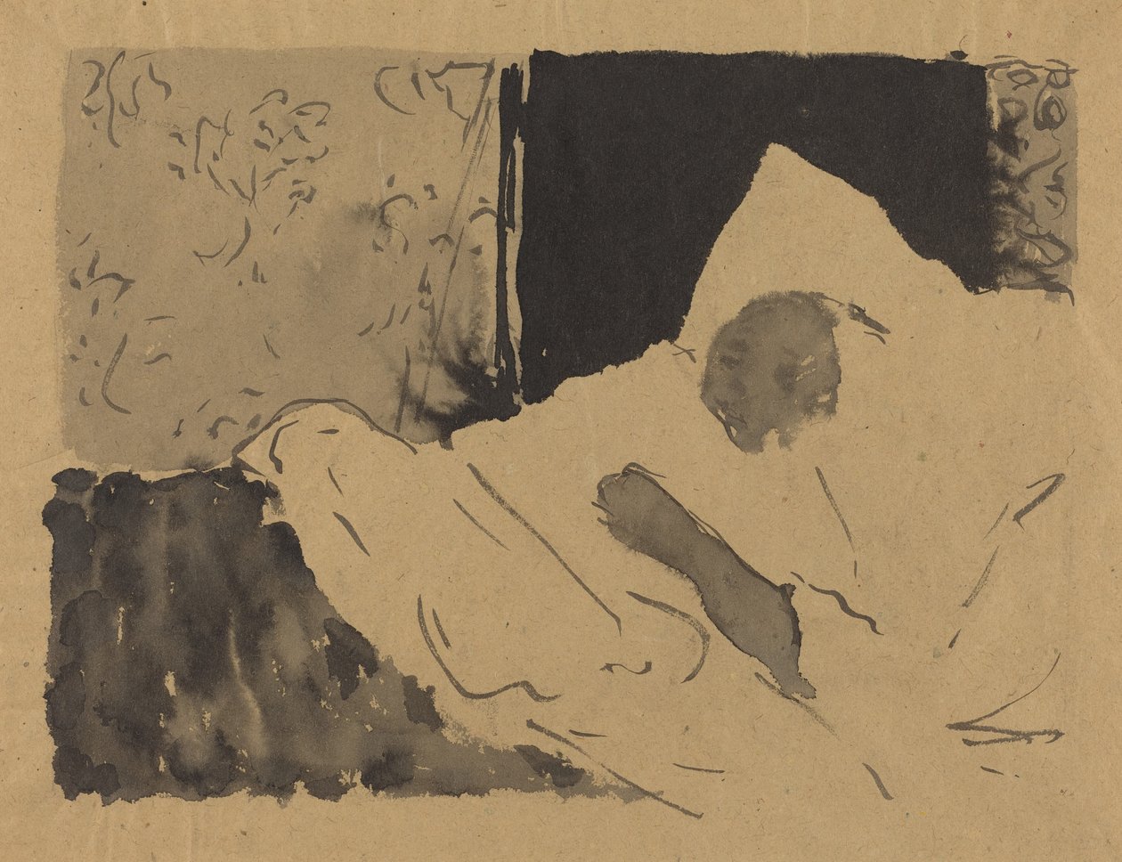 Madame V. schläft, ca. 1892 von Edouard Vuillard